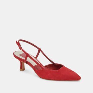 DOLCE VITA - ODELA HEELS CRIMSON SUEDE - CRIMSON SUEDE
